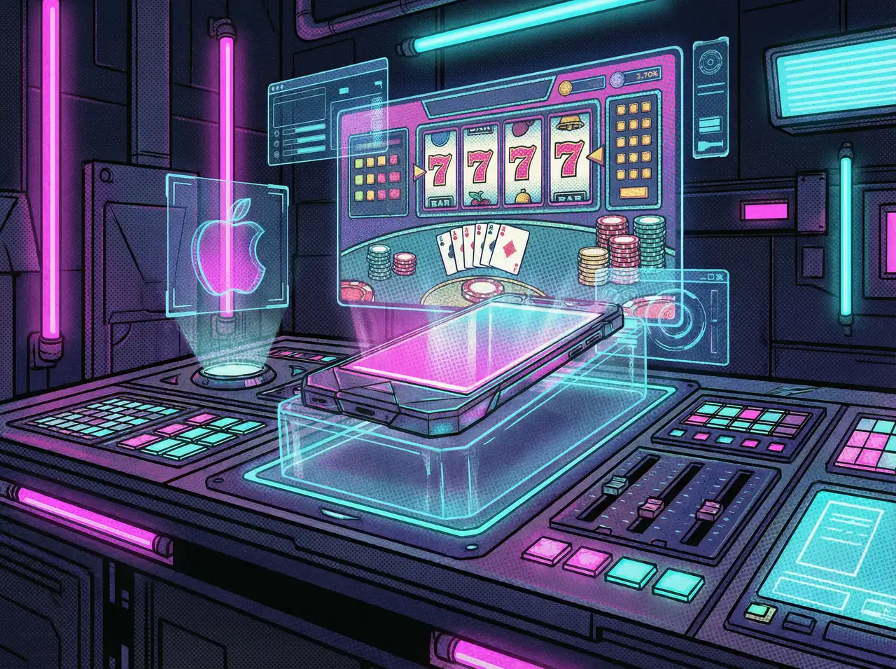 豪门国际 iOS便携终端界面